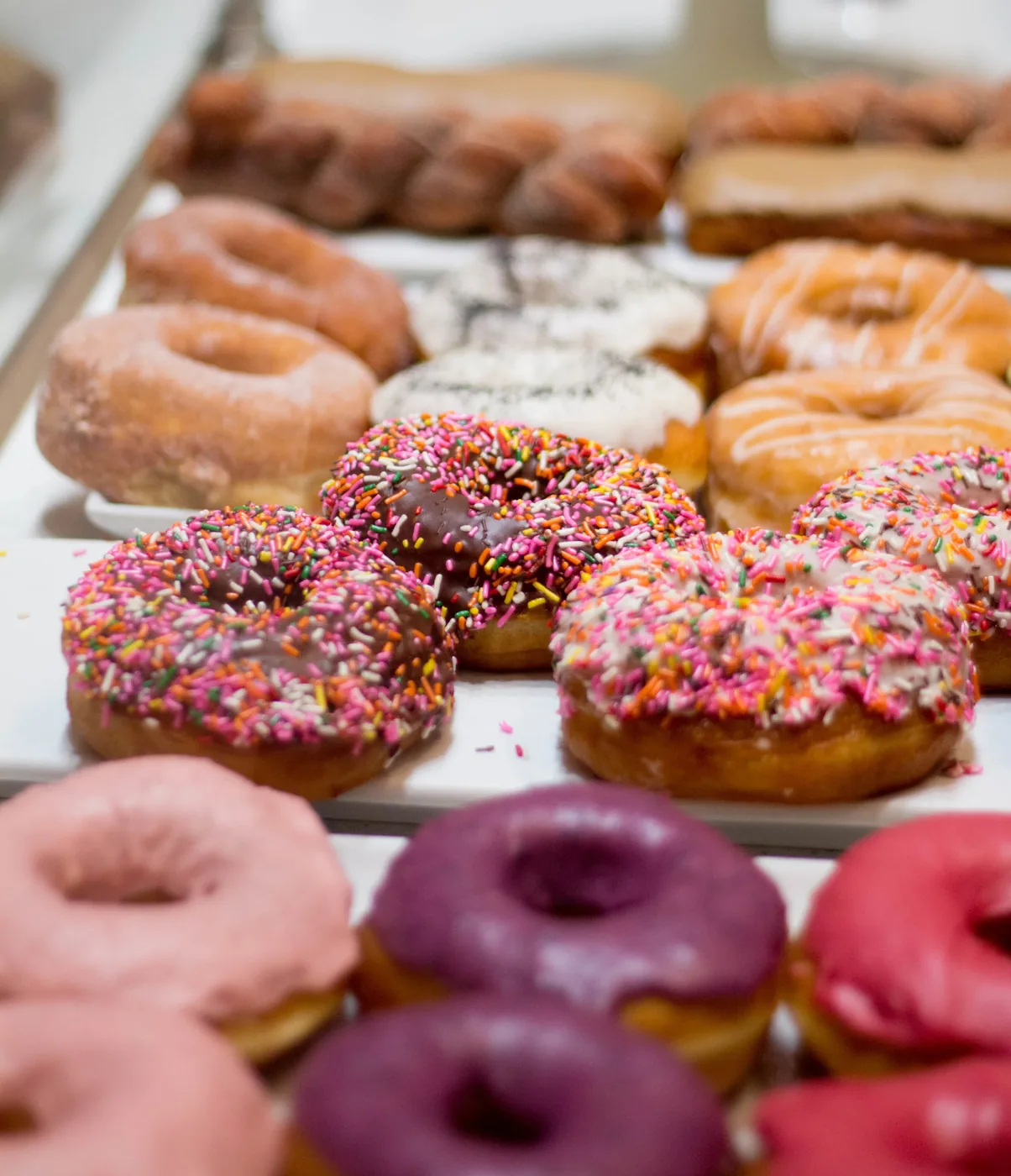 Johnny Doughnuts being made in the bakery