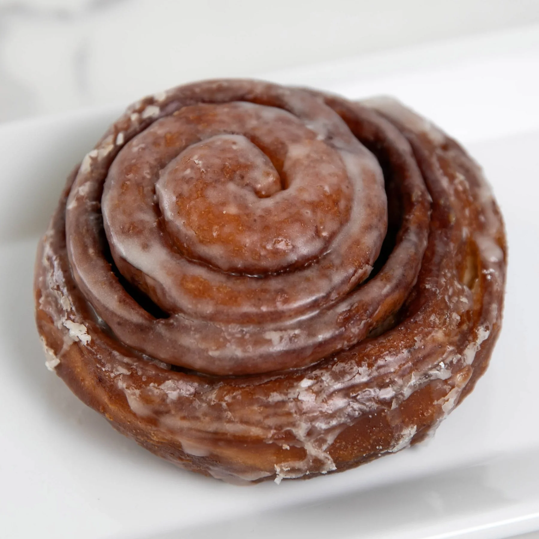 Cinnamon roll doughnut.