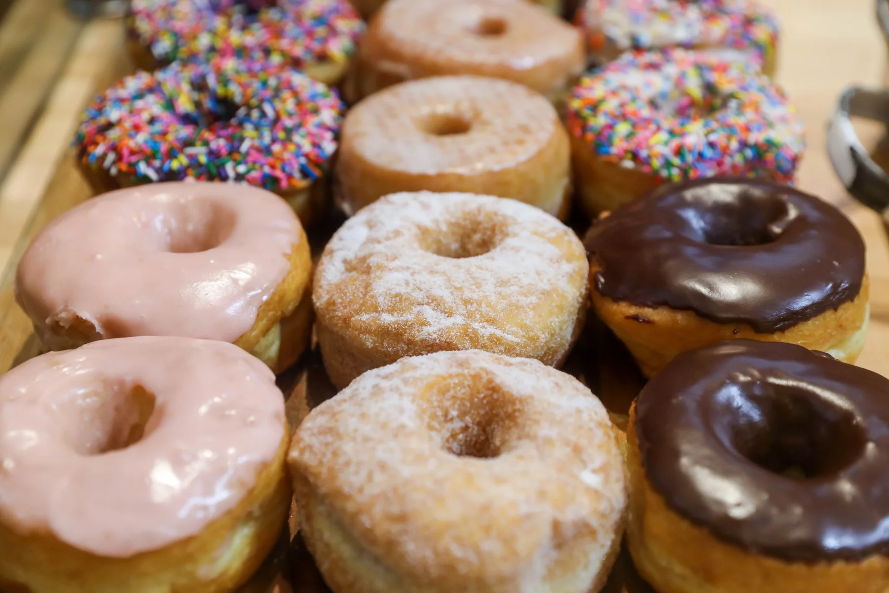 A box of Johnny Doughnuts ready to share